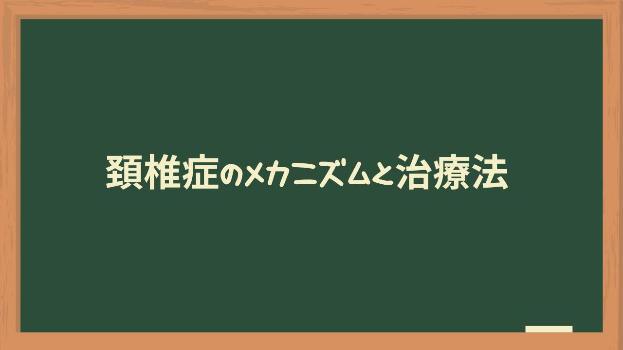 頚椎症のメカニズムと治療法２